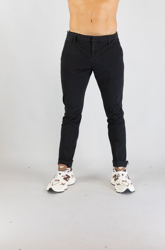 Pantalone Dondup Black da Uomo up235 gse043u ptd gaubert