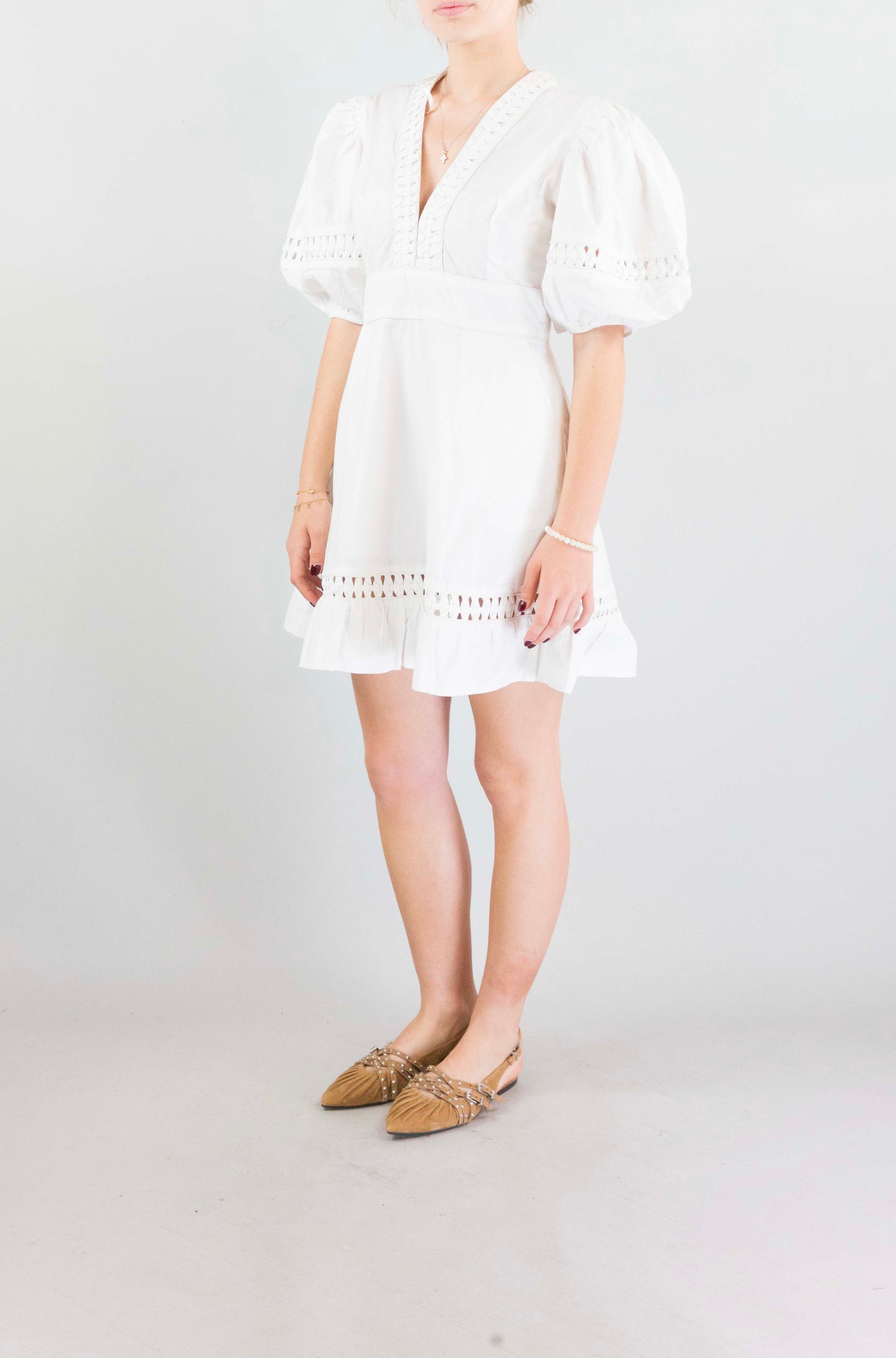 Abito Scarlett Poppies Crispy White da Donna olga