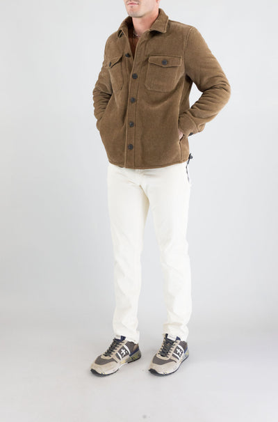 Giubbotto Mc2 Saint Barth Camel da Uomo landeck corduroy