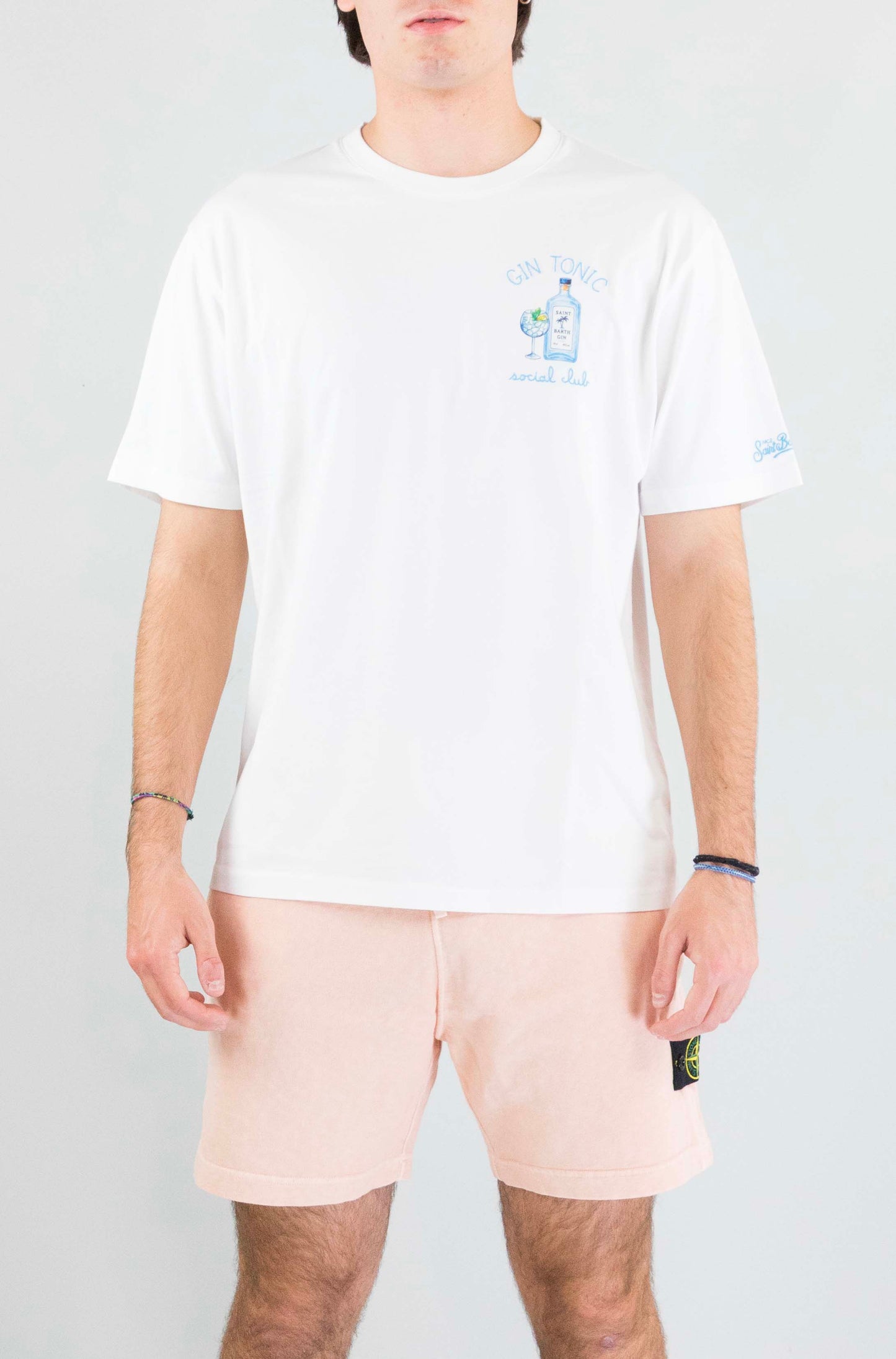 T-Shirt Mc2 Saint Barth Social Gin da Uomo portofino