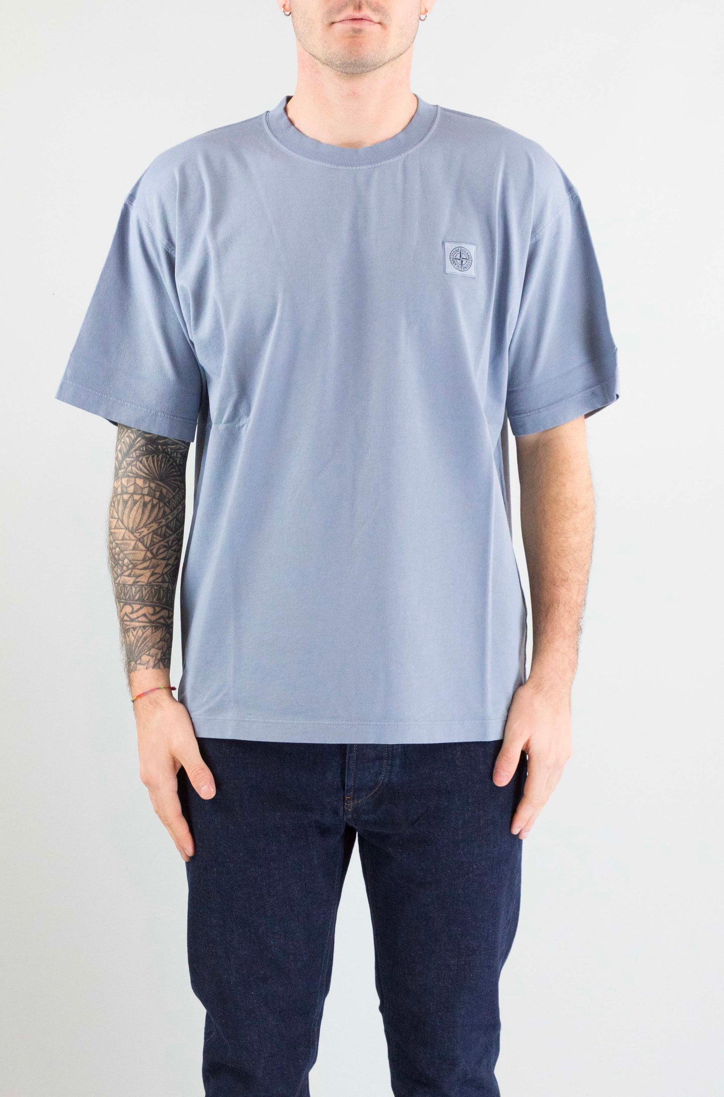 T-Shirt Stone Island V0024 da Uomo l1s152200030s0115