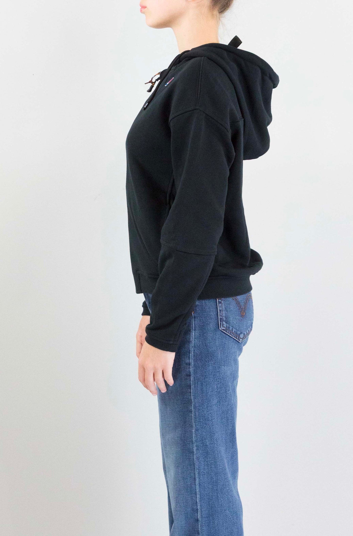 Felpa Kway Usy Black Pure da Donna k4146gw lara
