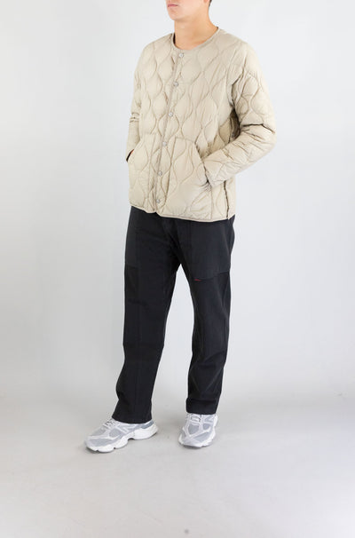 Giubbotto Taion Beige da Uomo 104alsbml1 military crew neck