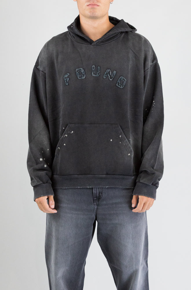 Felpa Found Black da Uomo ho02519