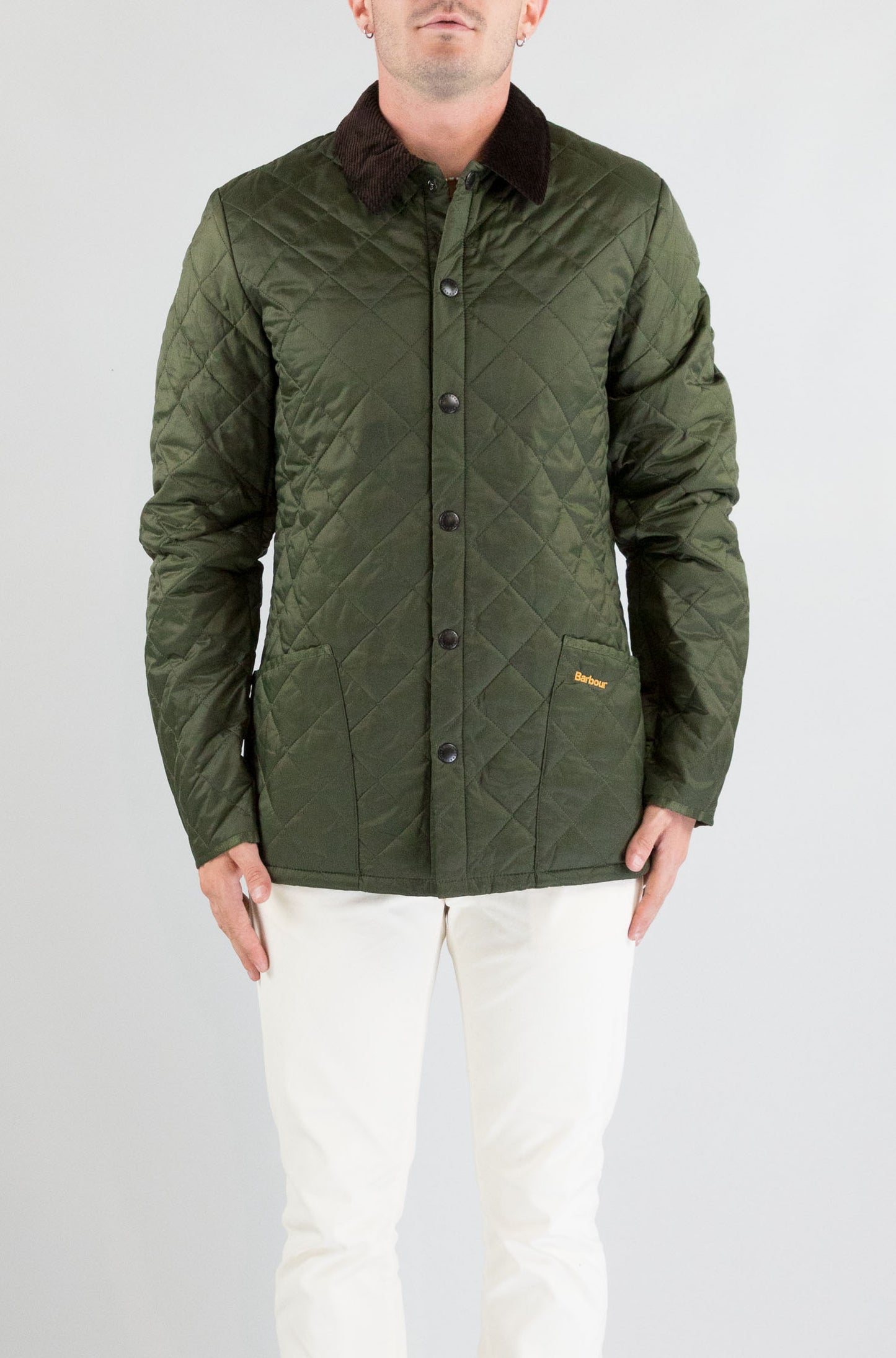 Giubbotto Barbour Ol71 da Uomo mqu0240 heritage leddesdale quilt