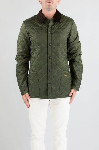 Giubbotto Barbour Ol71 da Uomo mqu0240 heritage leddesdale quilt