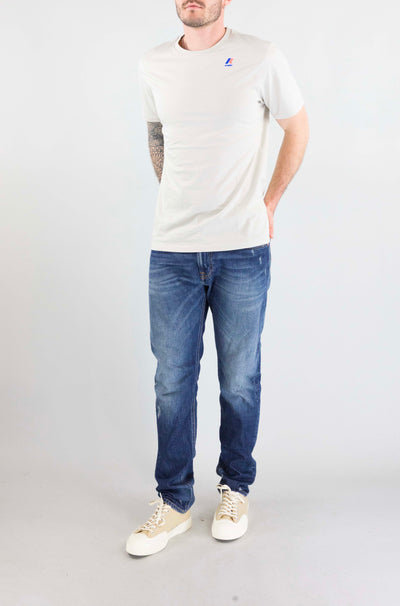 T-Shirt Kway 634 Beige Lt da Uomo k7142kw leonide