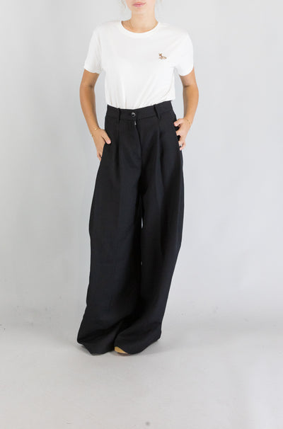 Pantalone Nine In The Morning Nero da Donna petra chino over 2 pinces