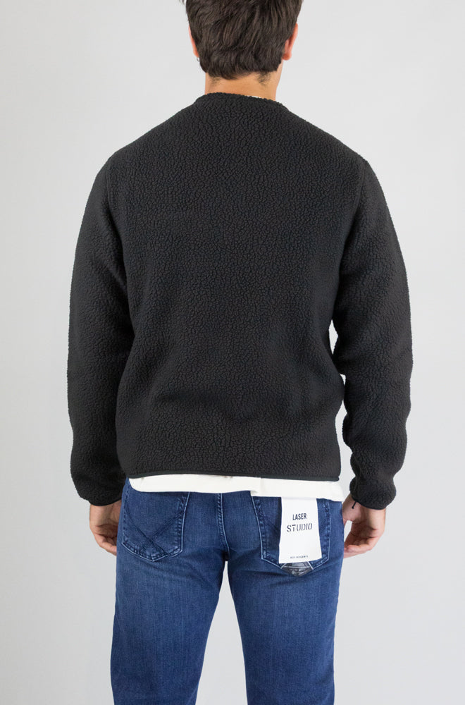 Felpa Patagonia Blk da Uomo 22802 m retro pile