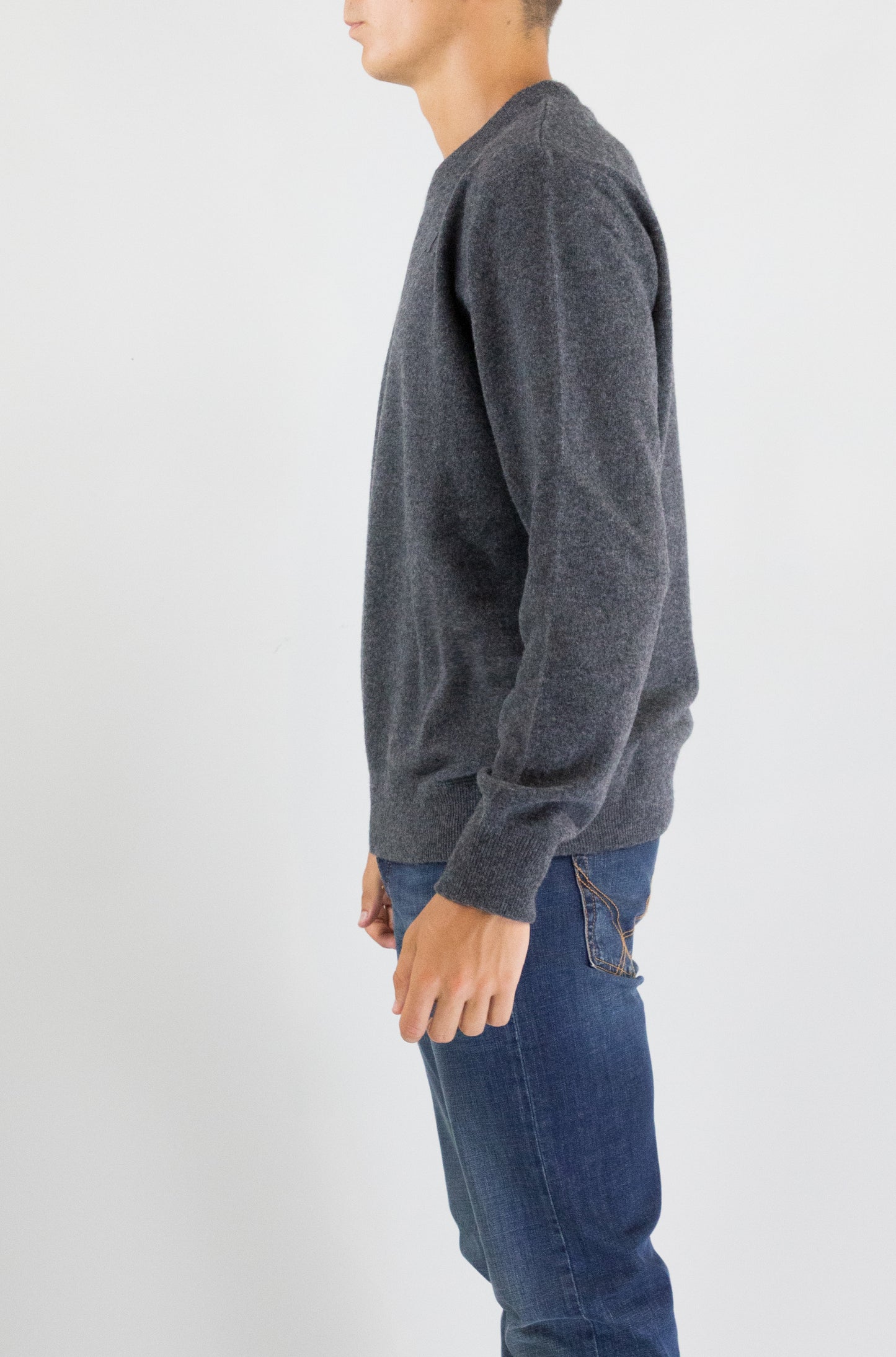 Maglia Kway 161 Grey da Uomo k5146jw sebastien fleece stitch