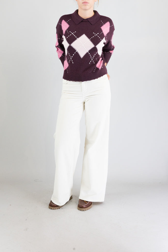 Polo Pinko Bordeaux da Donna cork