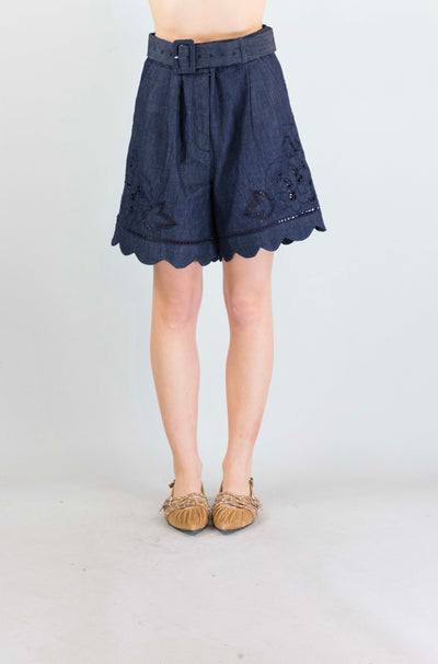 Pantalone Scarlett Poppies Denim Blue da Donna sandsora