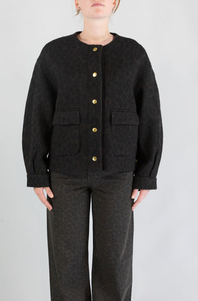 Giubbotto Des Petits Hauts Leopard da Donna isadora