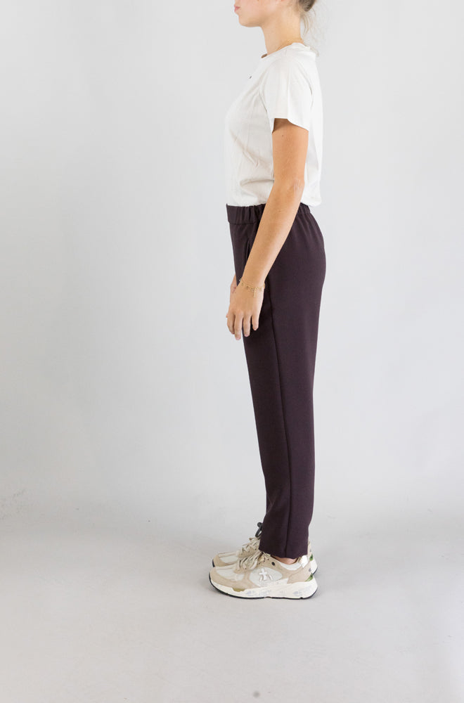 Pantalone Ottod’Ame Aubergine da Donna dp9613-3