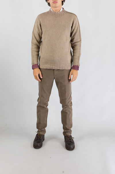 Maglia Bob Beige Prugna da Uomo belfast