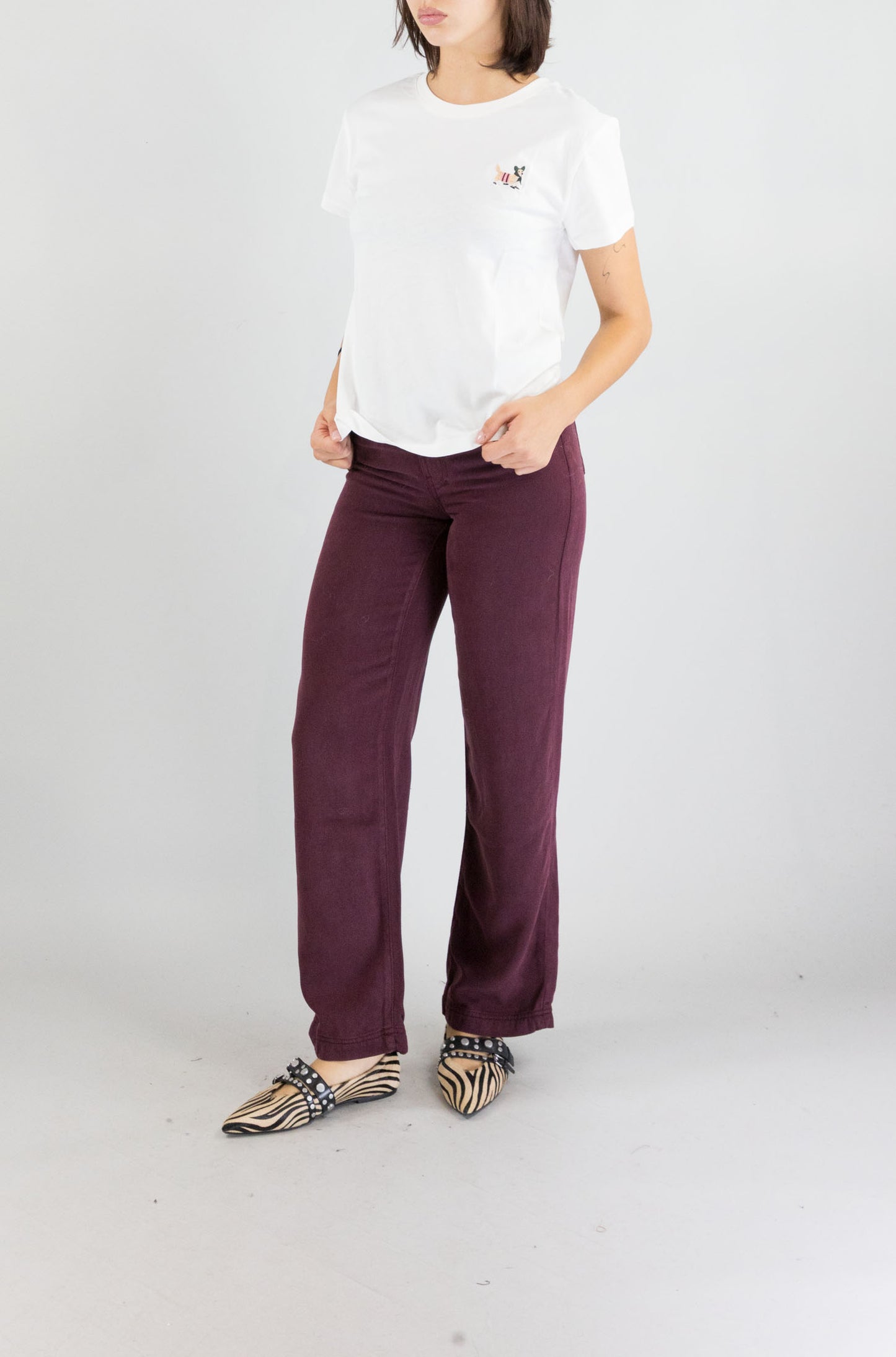 T-Shirt Des Petits Hauts Ecru da Donna fantine