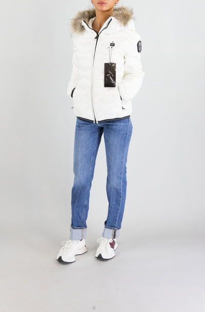 Giubbotto Blauer Bianco da Donna 5wbldc0096 006047 aldie