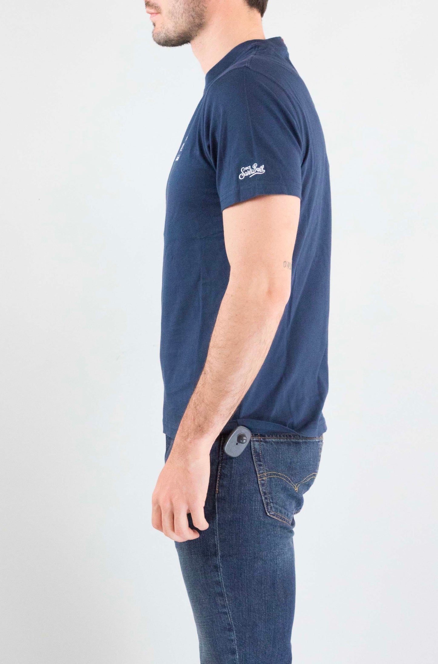 T-Shirt Mc2 Saint Barth 04544 Bello da Uomo portofino