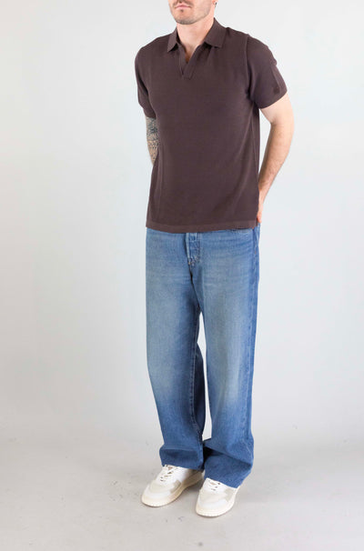 Polo Mc2 Saint Barth Brown da Uomo sloan mesh