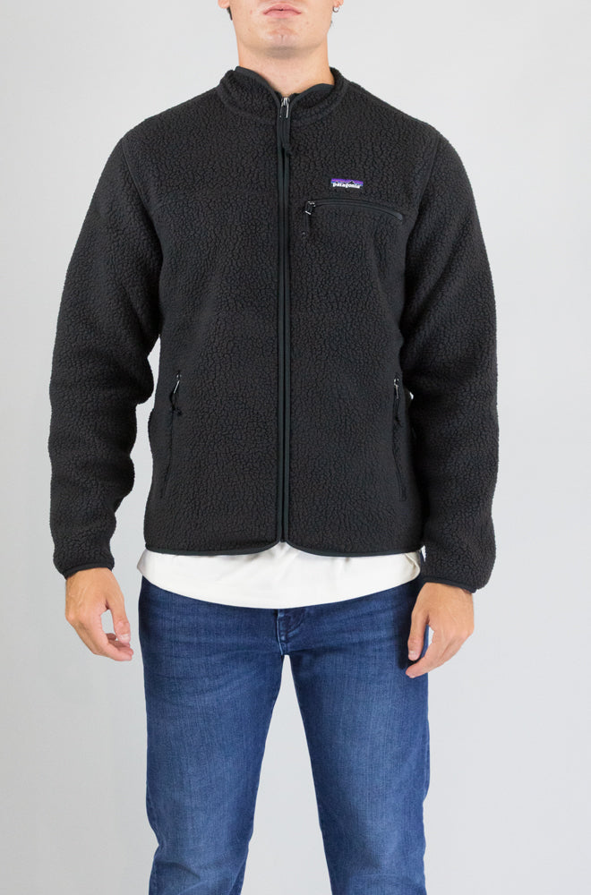 Felpa Patagonia Blk da Uomo 22802 m retro pile