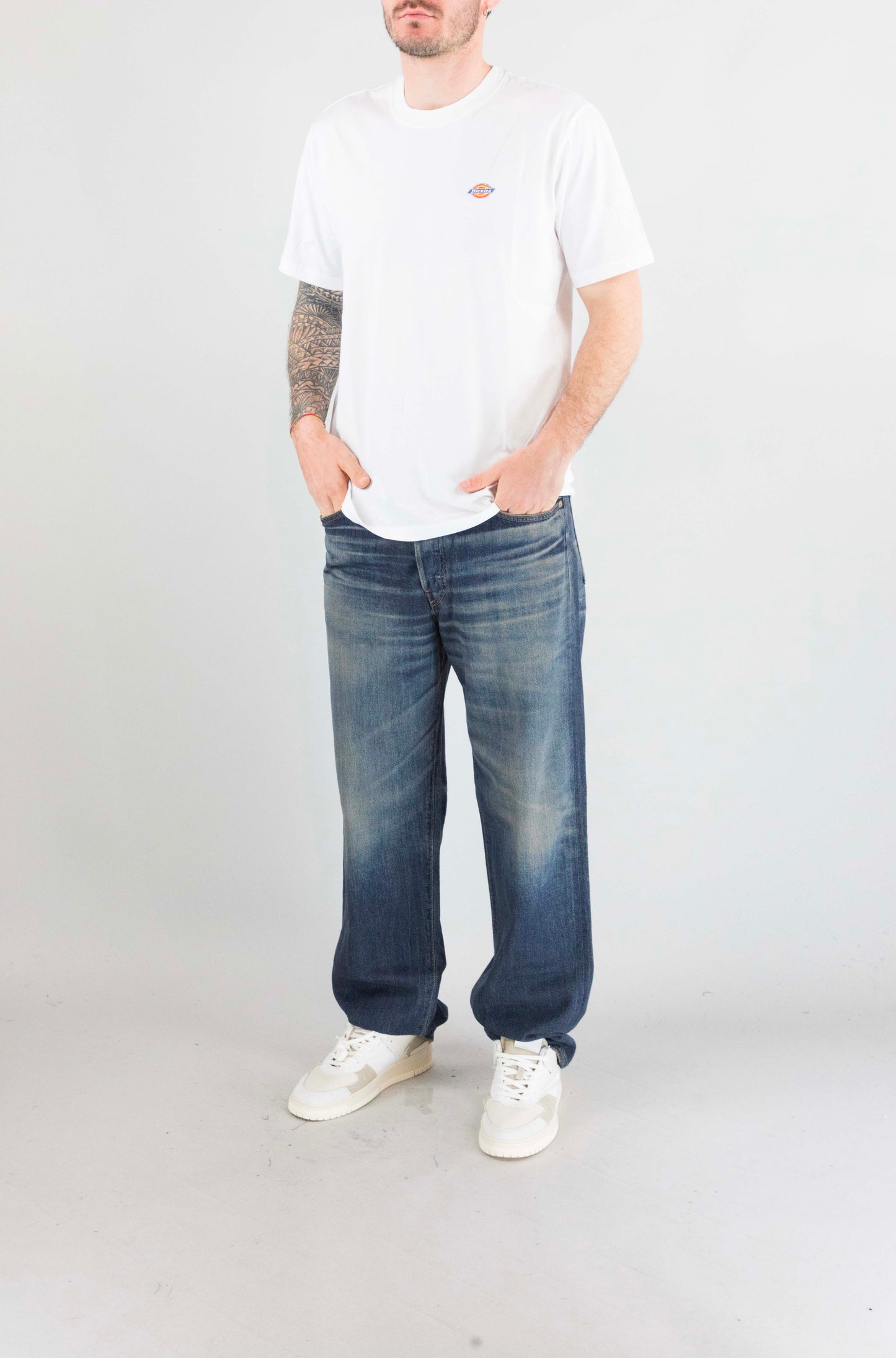 T-Shirt Dickies White da Uomo dk0a4xdbwht mapelton