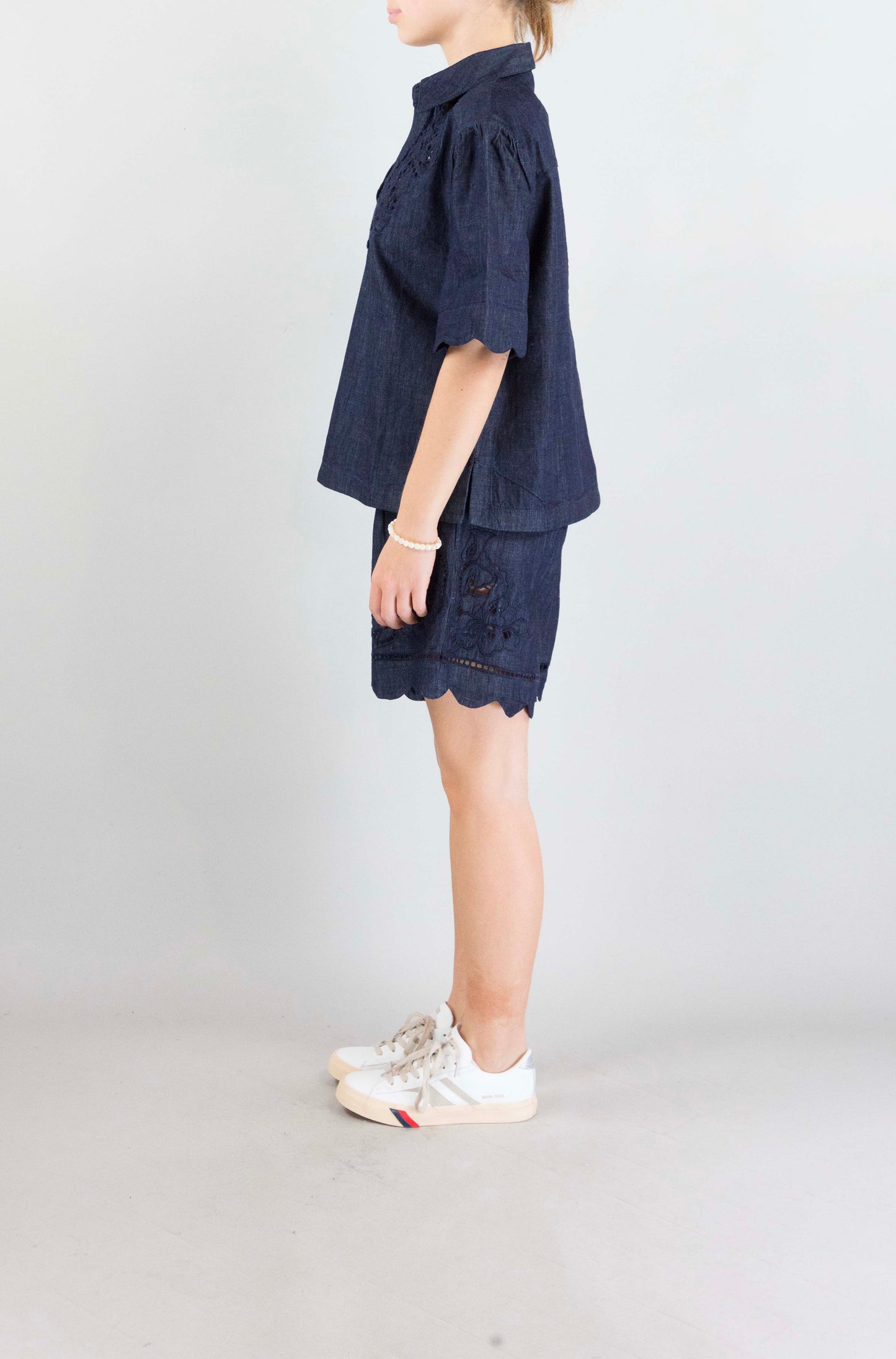 Top Scarlett Poppies Denim Blue da Donna sahira