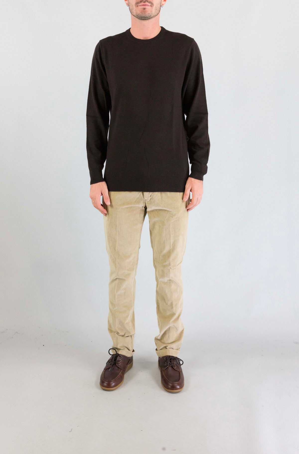 Maglia Mc2 Saint Barth Dark Brown da Uomo regent merinocash