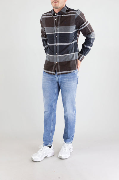 Camicia Barbour Bk11 da Uomo msh4994 iceloch tailored