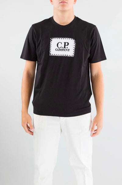 T-Shirt Cp Company Black da Uomo rccmts723a 005100w