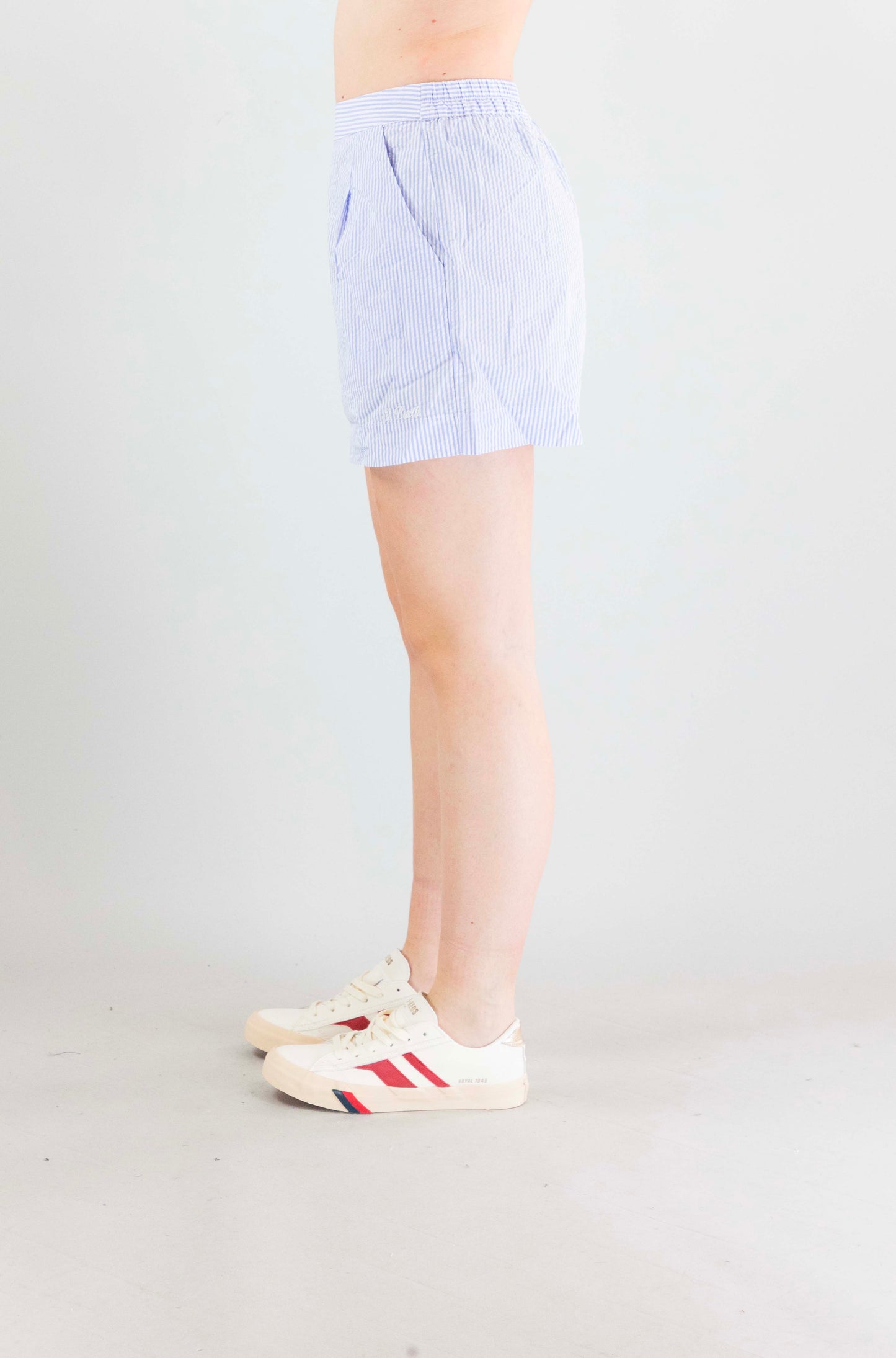 Pantalone Mc2 Saint Barth Seersucker Stripes V31 da Donna amani