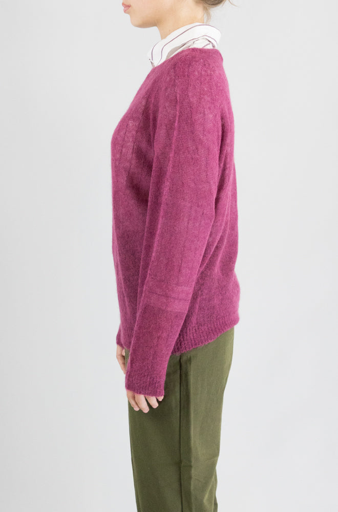 Maglia Nice Things Aubergine da Donna wkx048