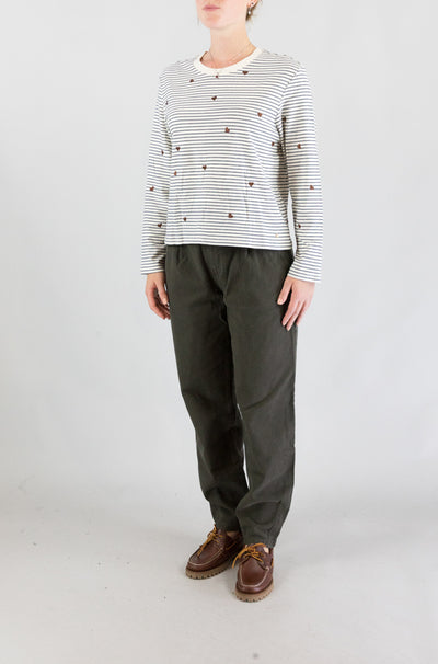 T-Shirt Des Petits Hauts Coeur Cognac da Donna josephine