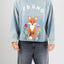 Felpa Found Light Blue da Uomo ho01520