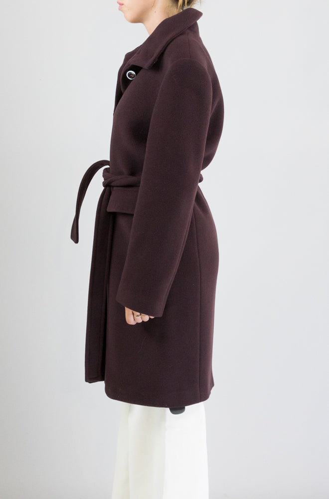 Cappotto Pinko Bordeaux da Donna citiso