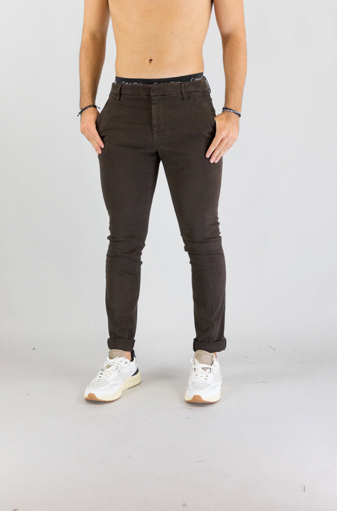 Pantalone Dondup Chocolate da Uomo up235 rse032u ptd gaubert