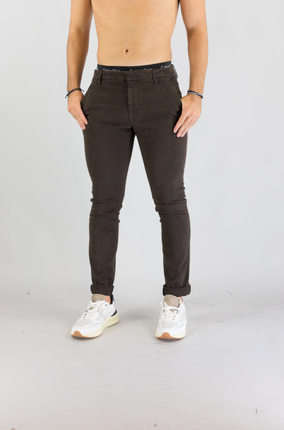 Pantalone Dondup Chocolate da Uomo up235 rse032u ptd gaubert