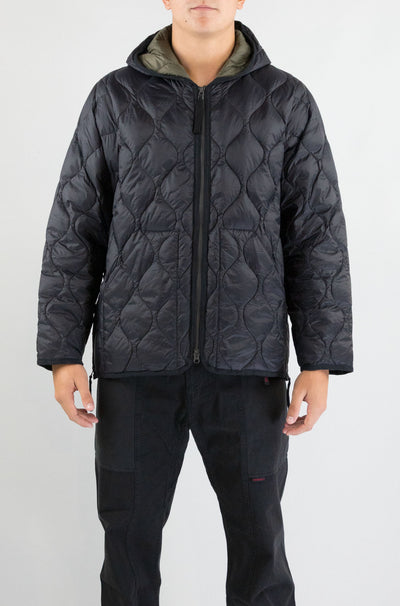 Giubbotto Taion Black da Uomo 106alszml1 military hood w zip