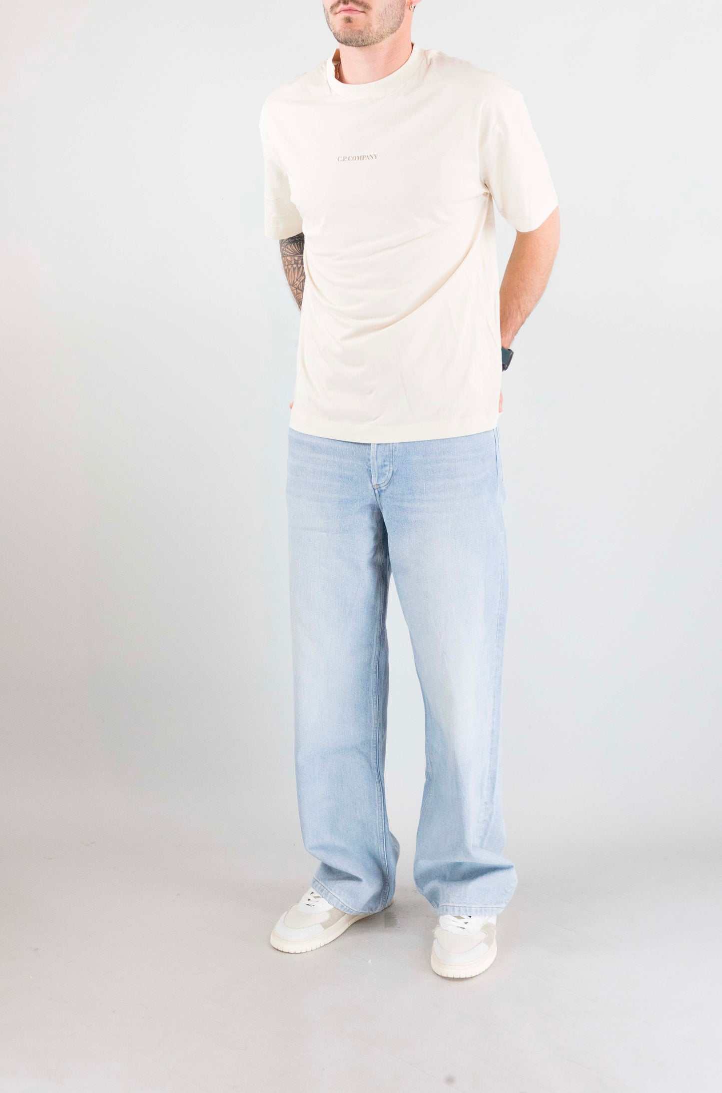 T-Shirt Cp Company 114 da Uomo 20cmts087a005100w