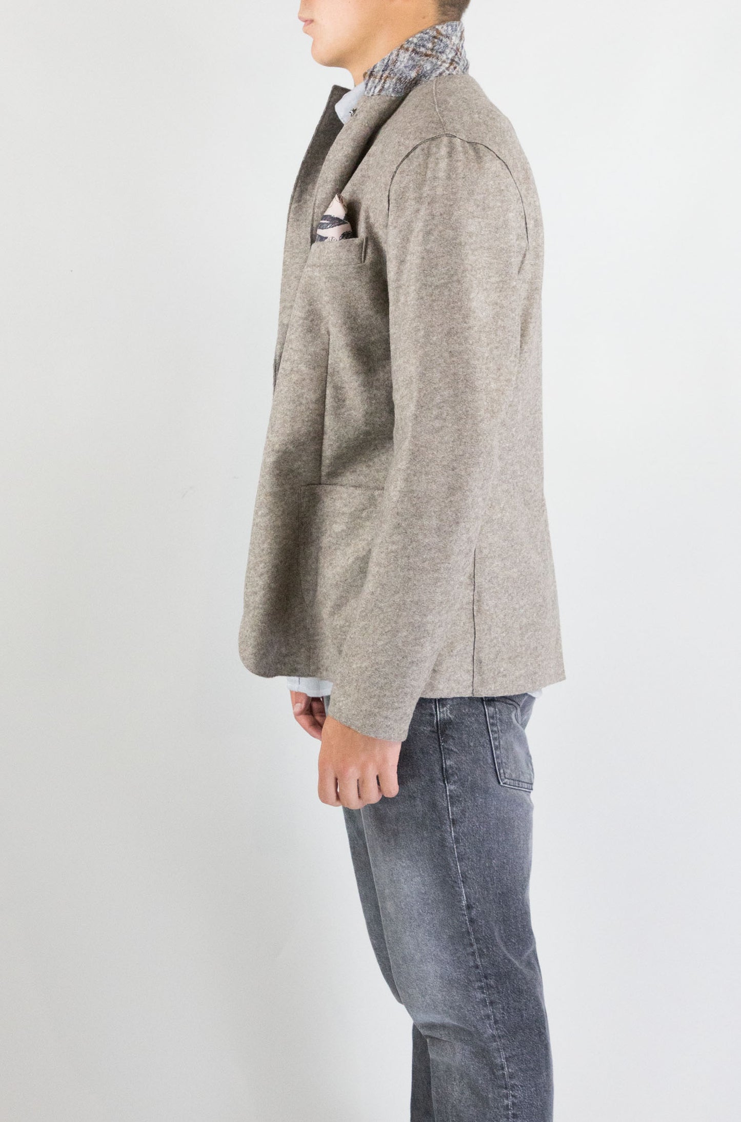 Giacca Bob Tortora da Uomo a26dover 154