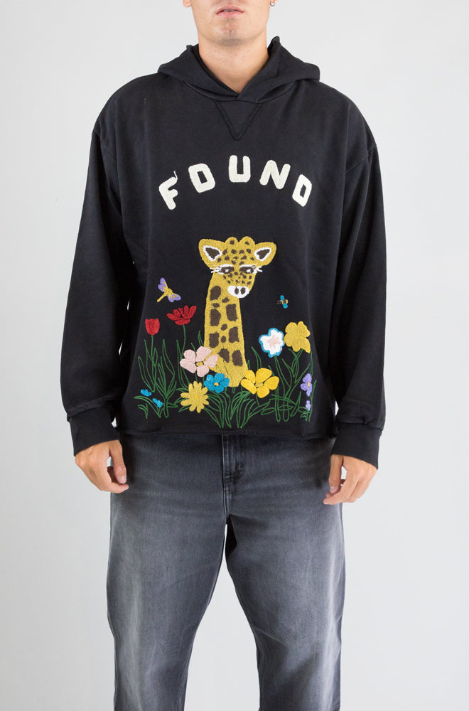 Felpa Found Black da Uomo ho01520