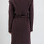 Cappotto Pinko Bordeaux da Donna citiso