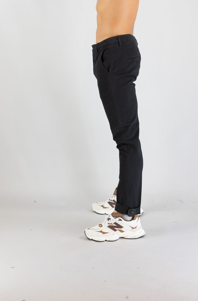 Pantalone Dondup Black da Uomo up235 gse043u ptd gaubert