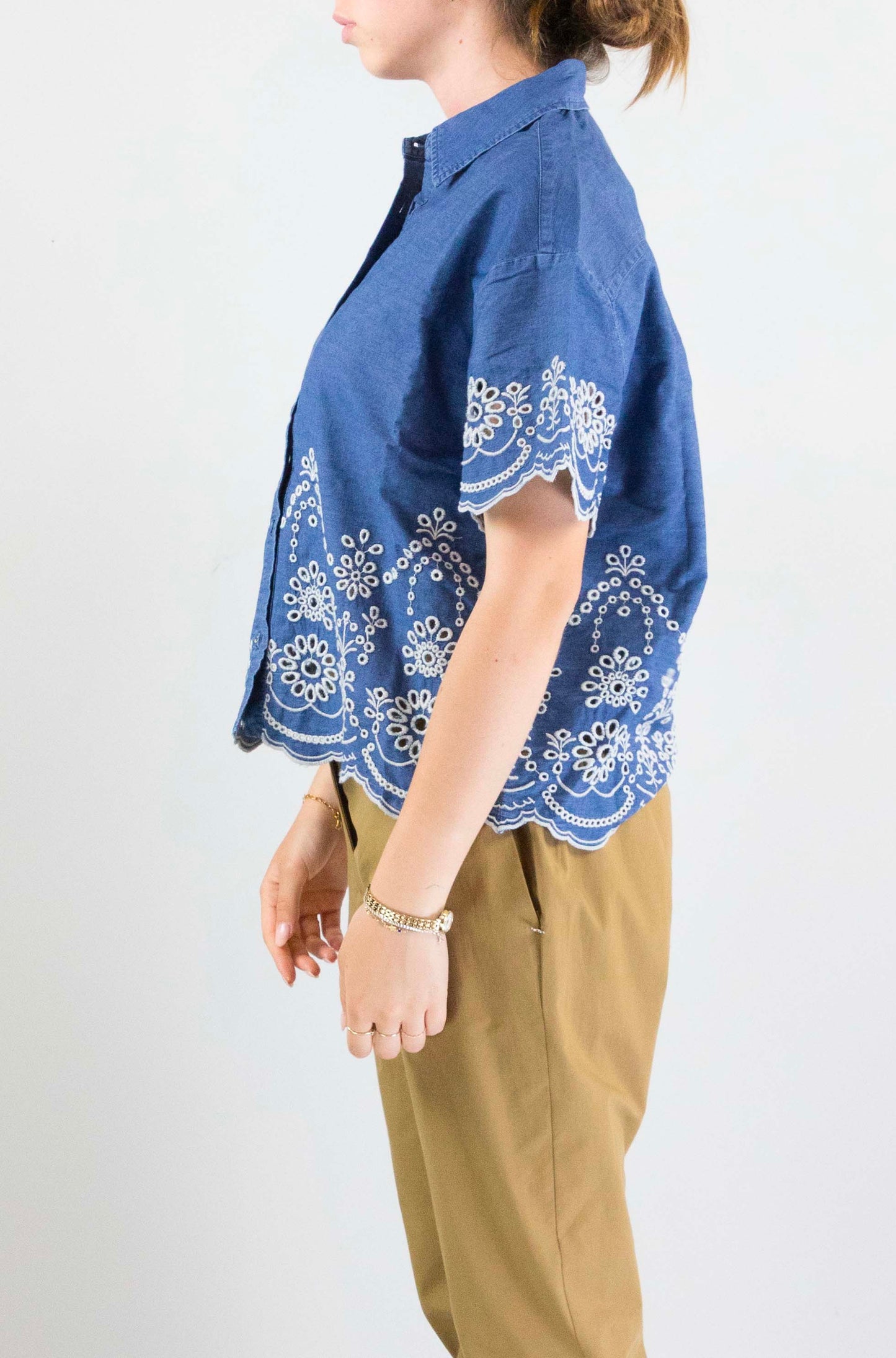Camicia Mc2 Saint Barth Chambry Morris Flower da Donna clementine