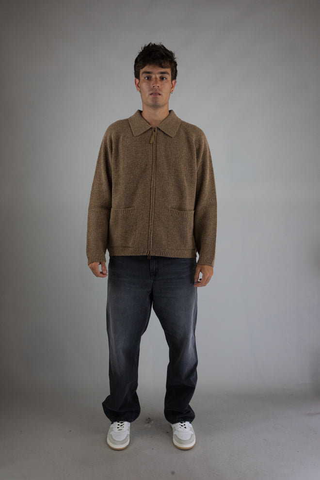 Maglia Universal Work Tawny da Uomo 35470 eco wool zip