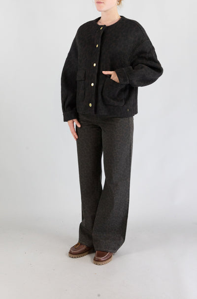 Giubbotto Des Petits Hauts Leopard da Donna isadora