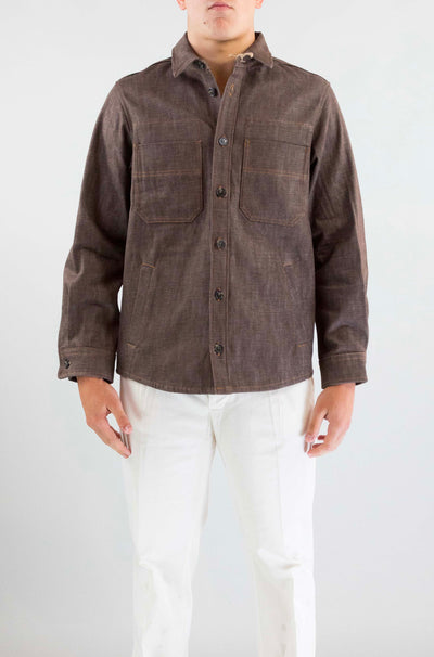 Giacca Apc Marron Fonce da Uomo cohlx m32027