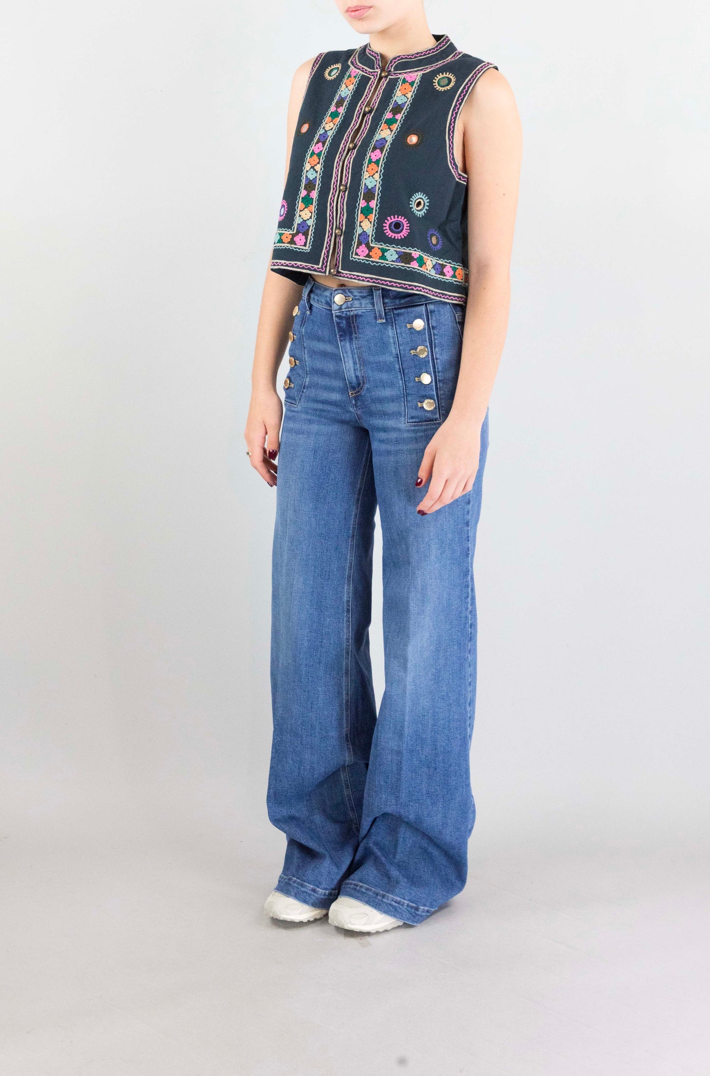 Gilet Maison Hotel Rainbow da Donna varanasi artemisia