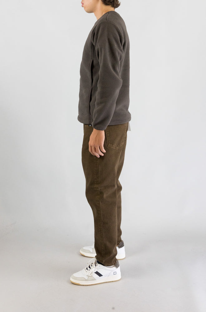 Felpa Snow Peak Dark Brown da Uomo water repellent