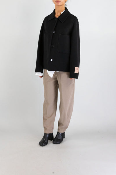Cappotto Solotre Nero da Donna m1f0007