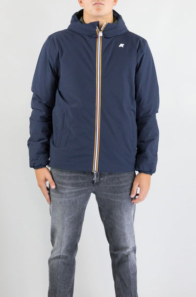 Giubbotto Kway Ag5 Blue Green da Uomo k6128vw jack st warm